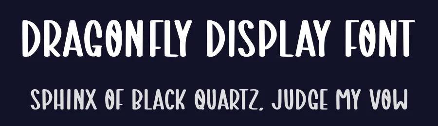 Dragonfly Display Font by Craftedtype — Script Handwritten Font — thumbnail 2