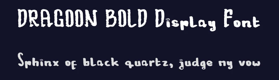 DRAGOON BOLD Display Font by inermediaSTUDIO — Script Handwritten Font — thumbnail 2