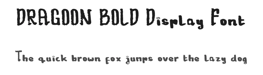 DRAGOON BOLD Display Font by inermediaSTUDIO — Script Handwritten Font