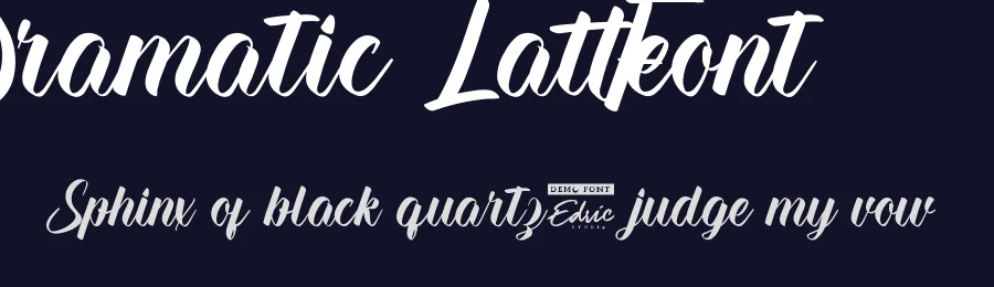 Dramatic Latte Font by edricstudio — Script Handwritten Font — thumbnail 2
