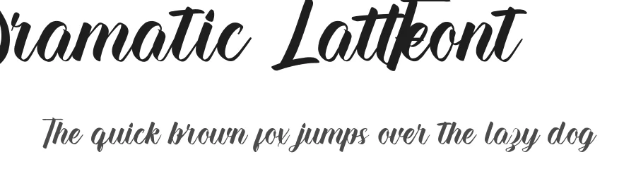 Dramatic Latte Font by edricstudio — Script Handwritten Font