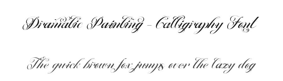Dramatic Painting – Calligraphy Font by 177Studio — Script Handwritten Font