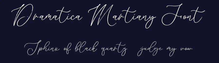 Dramatica Martiany Font by Anxietype Foundry — Script Handwritten Font — thumbnail 2
