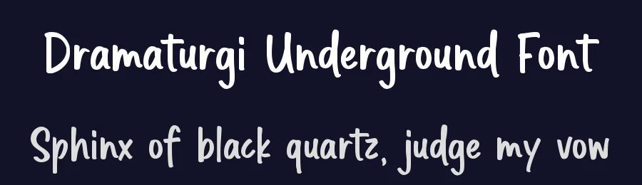Dramaturgi Underground Font by Allouse.Studio — Display Font — thumbnail 2