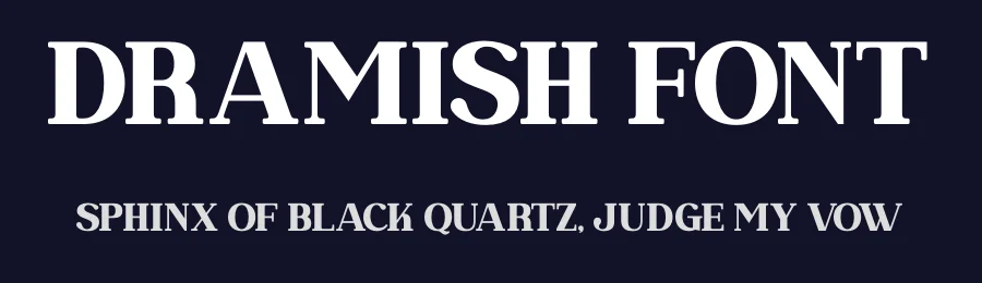 Dramish Font by BRAINWAVES STUDIO — Display Font — thumbnail 2
