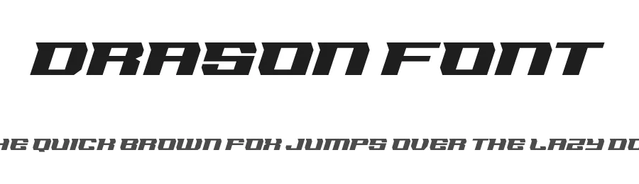 Drason Font by ahweproject — Display Font