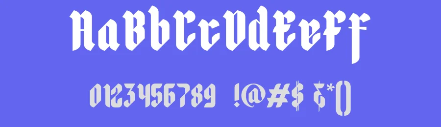 Dravex Font by roomspace.cl — Blackletter Font — thumbnail 3