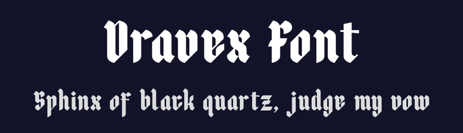 Dravex Font by roomspace.cl — Blackletter Font — thumbnail 2
