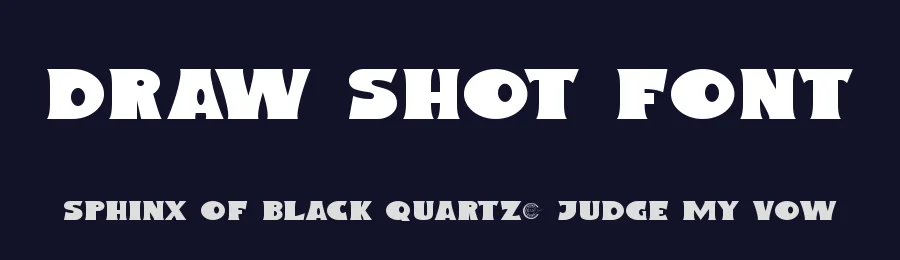 Draw Shot Font by RaisProject — Display Font — thumbnail 2