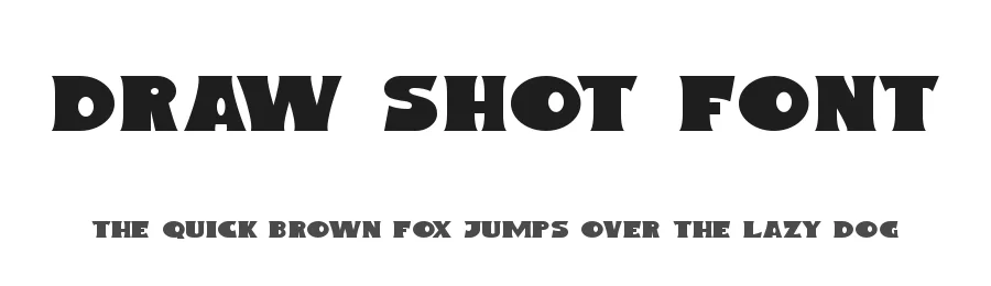 Draw Shot Font by RaisProject — Display Font