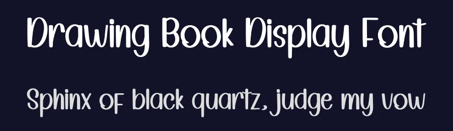 Drawing Book Display Font by inermediaSTUDIO — Display Font — thumbnail 2
