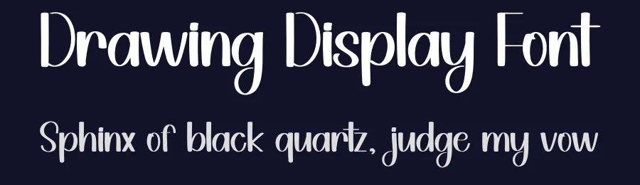Drawing Display Font by inermediaSTUDIO — Display Font — thumbnail 2