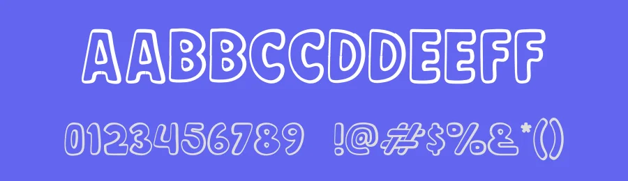 Drawing Jelek Display Font by imamfathoni0 — Display Font — thumbnail 3