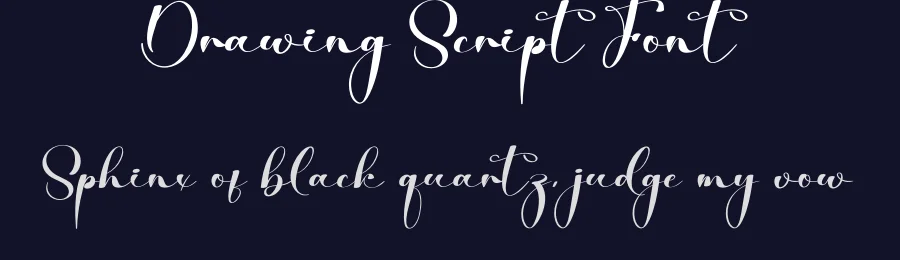 Drawing Script Font by creativeletter — Script Handwritten Font — thumbnail 2