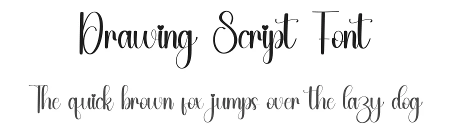 Drawing Script Font by inermediaSTUDIO — Script Handwritten Font