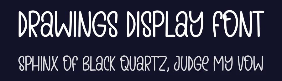 Drawings Display Font by inermediaSTUDIO — Decorative Font — thumbnail 2