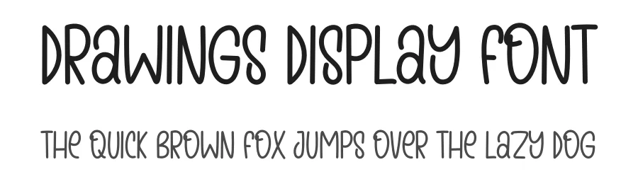Drawings Display Font by inermediaSTUDIO — Decorative Font