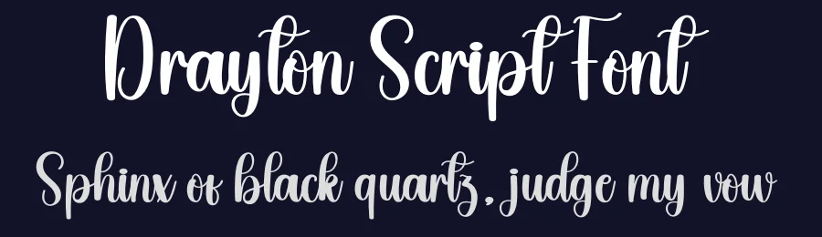 Drayton Script Font by creativeletter — Script Handwritten Font — thumbnail 2