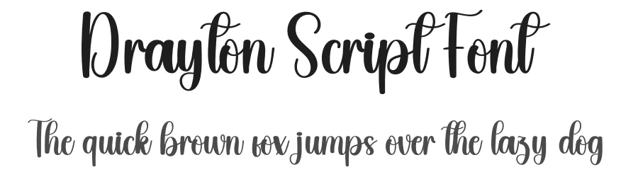 Drayton Script Font by creativeletter — Script Handwritten Font