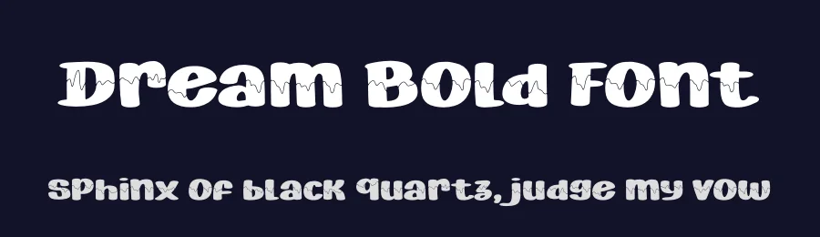 Dream Bold Font by Denustudios — Display Font — thumbnail 2
