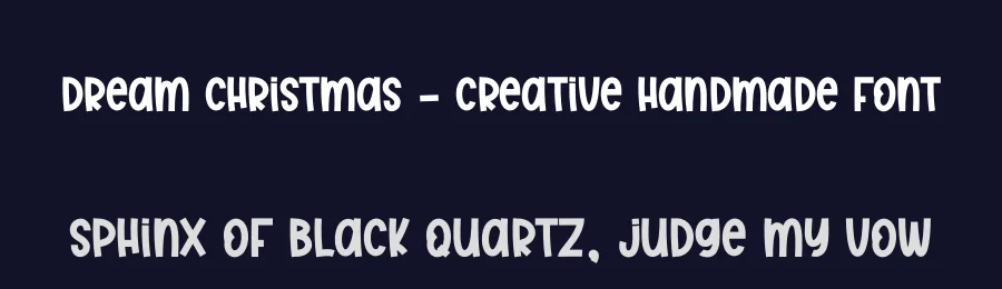 Dream Christmas – Creative Handmade Font by creativeletter — Display Font — thumbnail 2