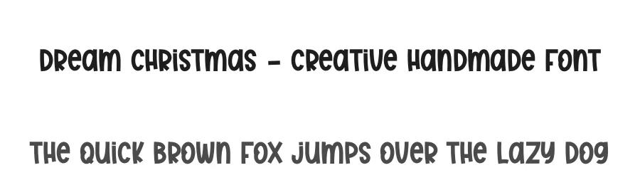 Dream Christmas – Creative Handmade Font by creativeletter — Display Font