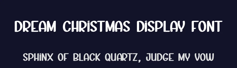 Dream Christmas Display Font by andikastudio — Display Font — thumbnail 2