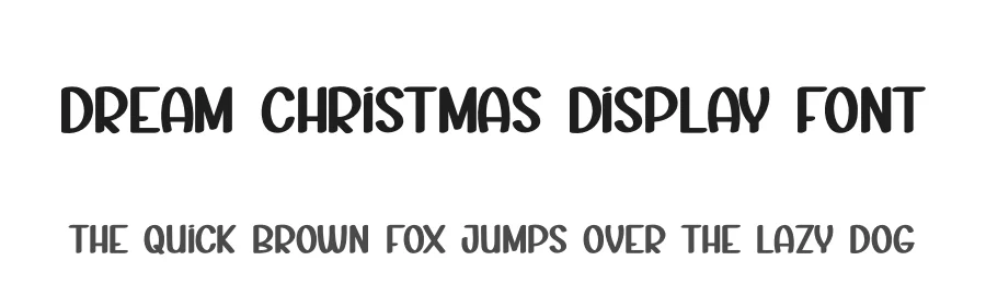 Dream Christmas Display Font by andikastudio — Display Font