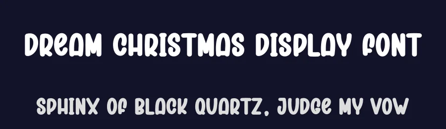 Dream Christmas Display Font by creativeletter — Display Font — thumbnail 2