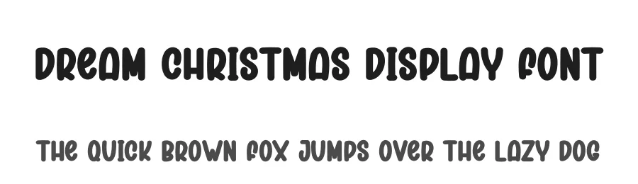 Dream Christmas Display Font by creativeletter — Display Font