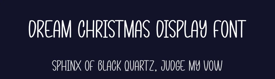 Dream Christmas Display Font by creativeletter — Display Font — thumbnail 2