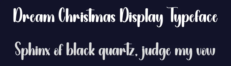 Dream Christmas Display Typeface by creativeletter — Display Font — thumbnail 2