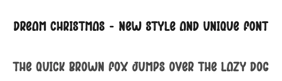 Dream Christmas – New Style And Unique Font by creativeletter — Display Font