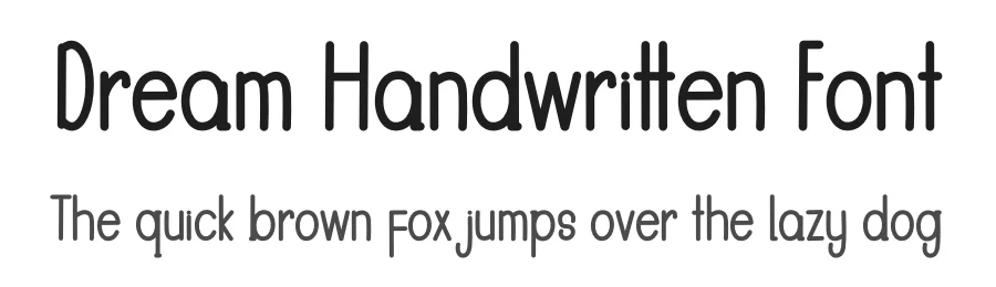 Dream Handwritten Font by inermediaSTUDIO — Display Font