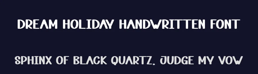 Dream Holiday Handwritten Font by andikastudio — Display Font — thumbnail 2