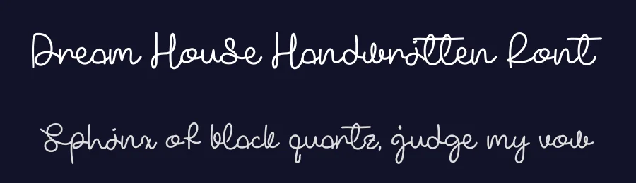 Dream House Handwritten Font by levincreative — Script Handwritten Font — thumbnail 2
