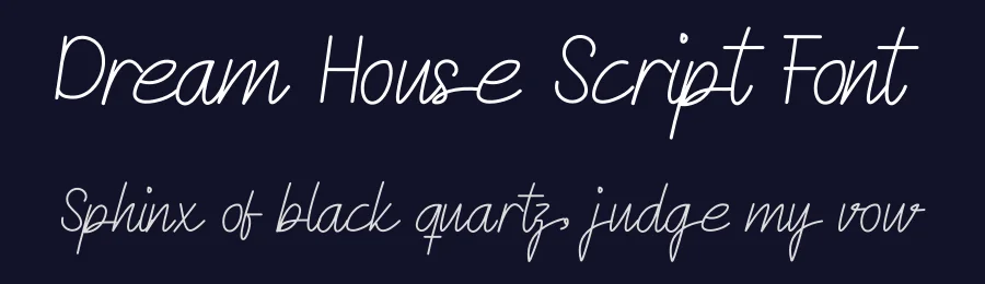 Dream House Script Font by levincreative — Script Handwritten Font — thumbnail 2