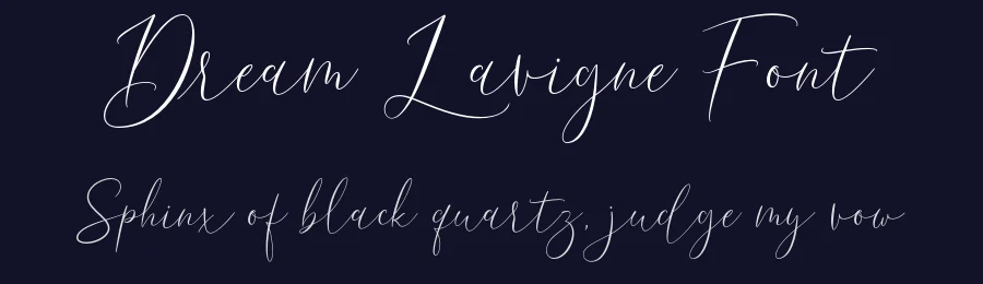 Dream Lavigne Font by sizimon — Script Handwritten Font — thumbnail 2