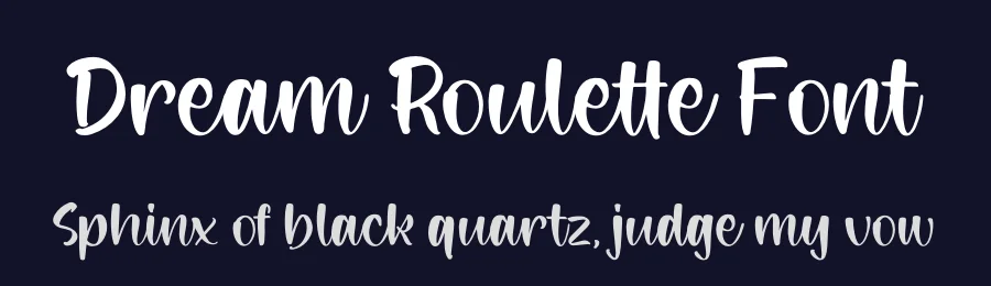 Dream Roulette Font by letterfabric — Display Font — thumbnail 2