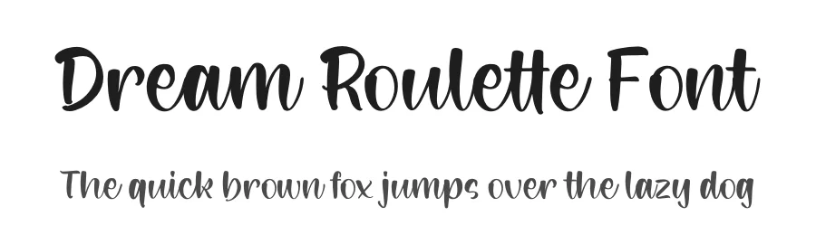Dream Roulette Font by letterfabric — Display Font