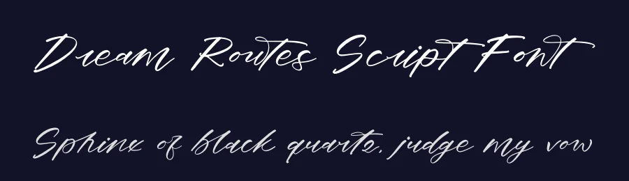 Dream Routes Script Font by stylishtype.co — Script Handwritten Font — thumbnail 2