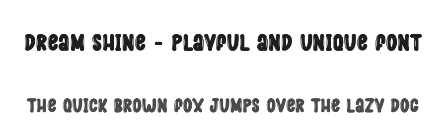 Dream Shine – Playful And Unique Font by creativeletter — Display Font