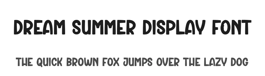 Dream Summer Display Font by creativeletter — Display Font