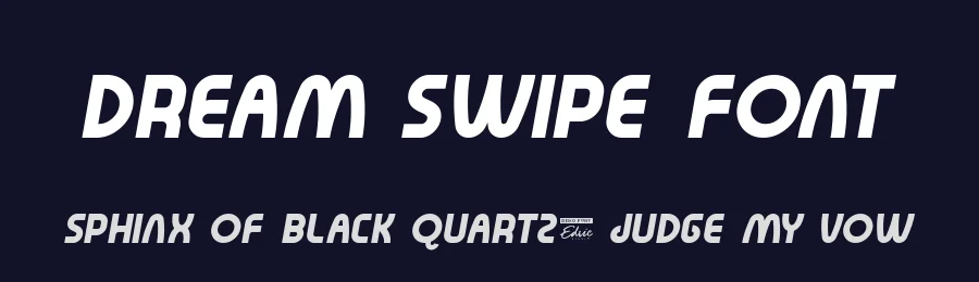Dream Swipe Font by edricstudio — Display Font — thumbnail 2