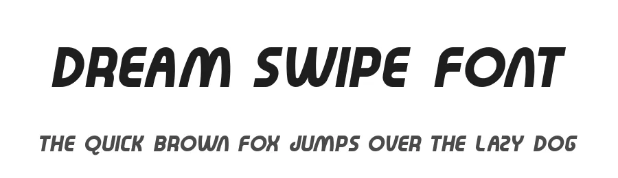 Dream Swipe Font by edricstudio — Display Font