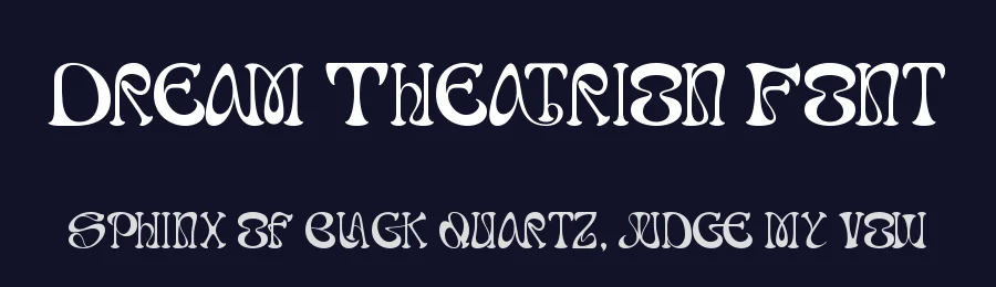 Dream Theatrion Font by letterara — Display Font — thumbnail 2