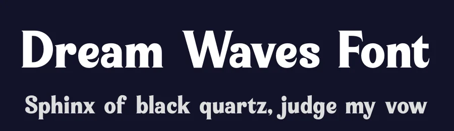 Dream Waves Font by timelesstype.co — Serif Font — thumbnail 2