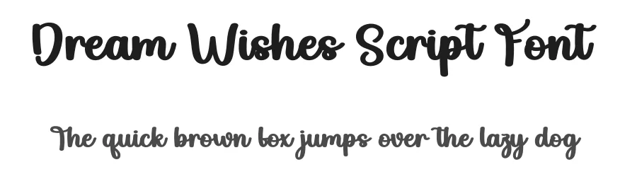 Dream Wishes Script Font by creativeletter — Script Handwritten Font