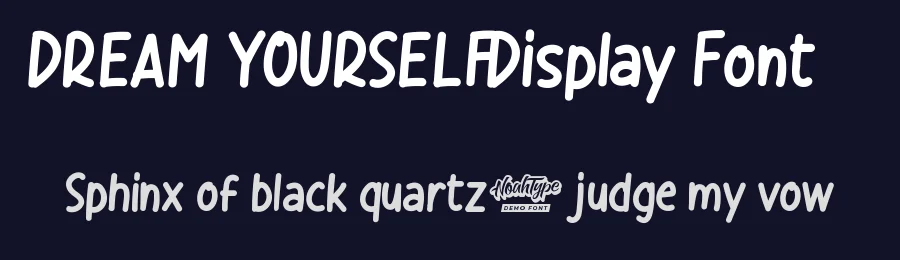 Dream Yourself Display Font by noahtype — Display Font — thumbnail 2