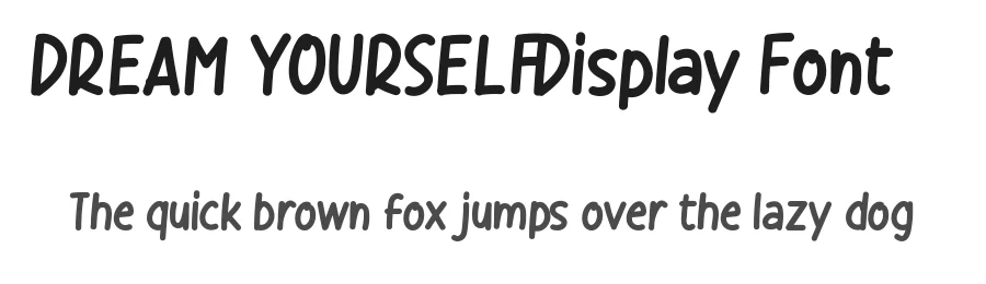 Dream Yourself Display Font by noahtype — Display Font